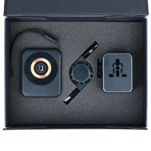 Combination Gift Set -Wireless charger with multi cleaning set, Retractable Cable, Travel adapter