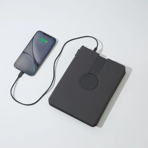 Tech Portfolio Power bank With Wireless Charging Light up Logo - Image 6