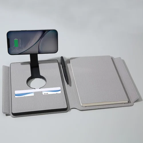 Tech Portfolio Power bank With Wireless Charging Light up Logo - Image 4