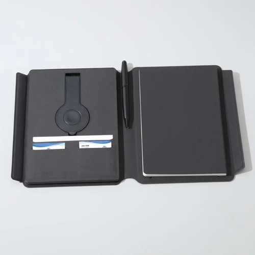Tech Portfolio Power bank With Wireless Charging Light up Logo - Image 2
