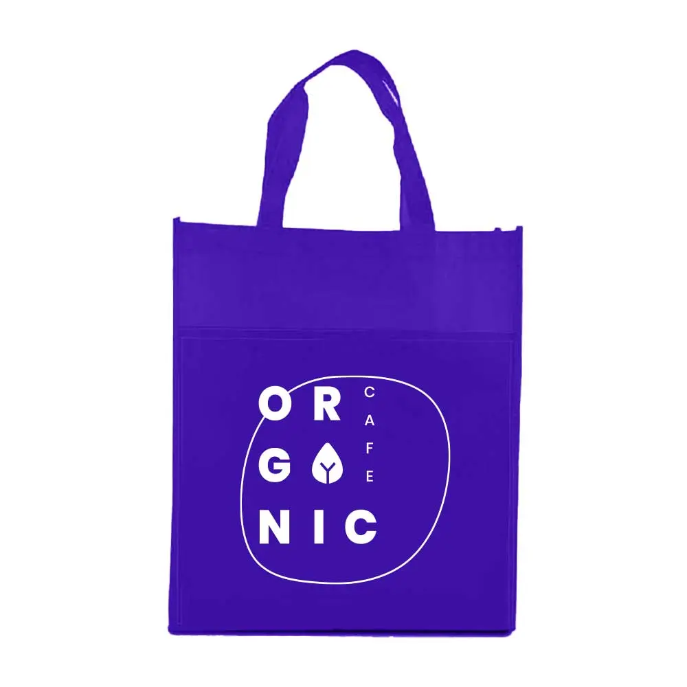 Pyronix | 11184BL Non Woven bag with front pocket Blue - Image 2