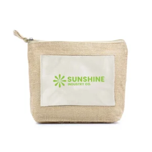 Flora | 11535 Jute pouch with Natural patch