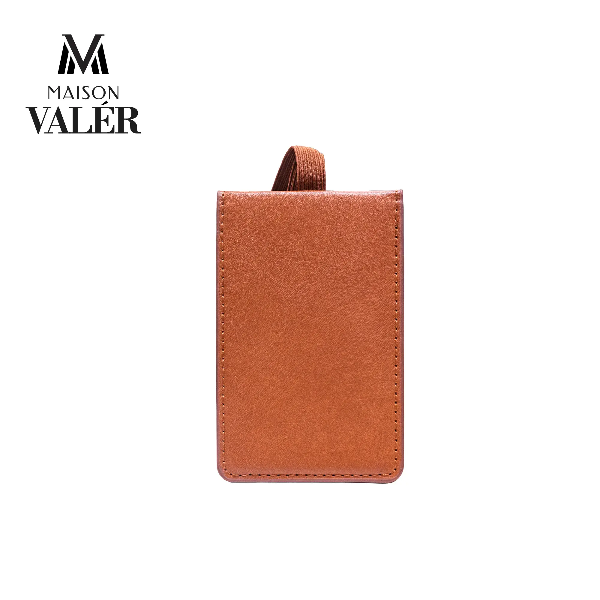 LETHEG | 11658BR Premium Leather Luggage Tag Brown - Image 4