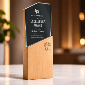 Xylo | 11483 Wood & Crystal Trophy