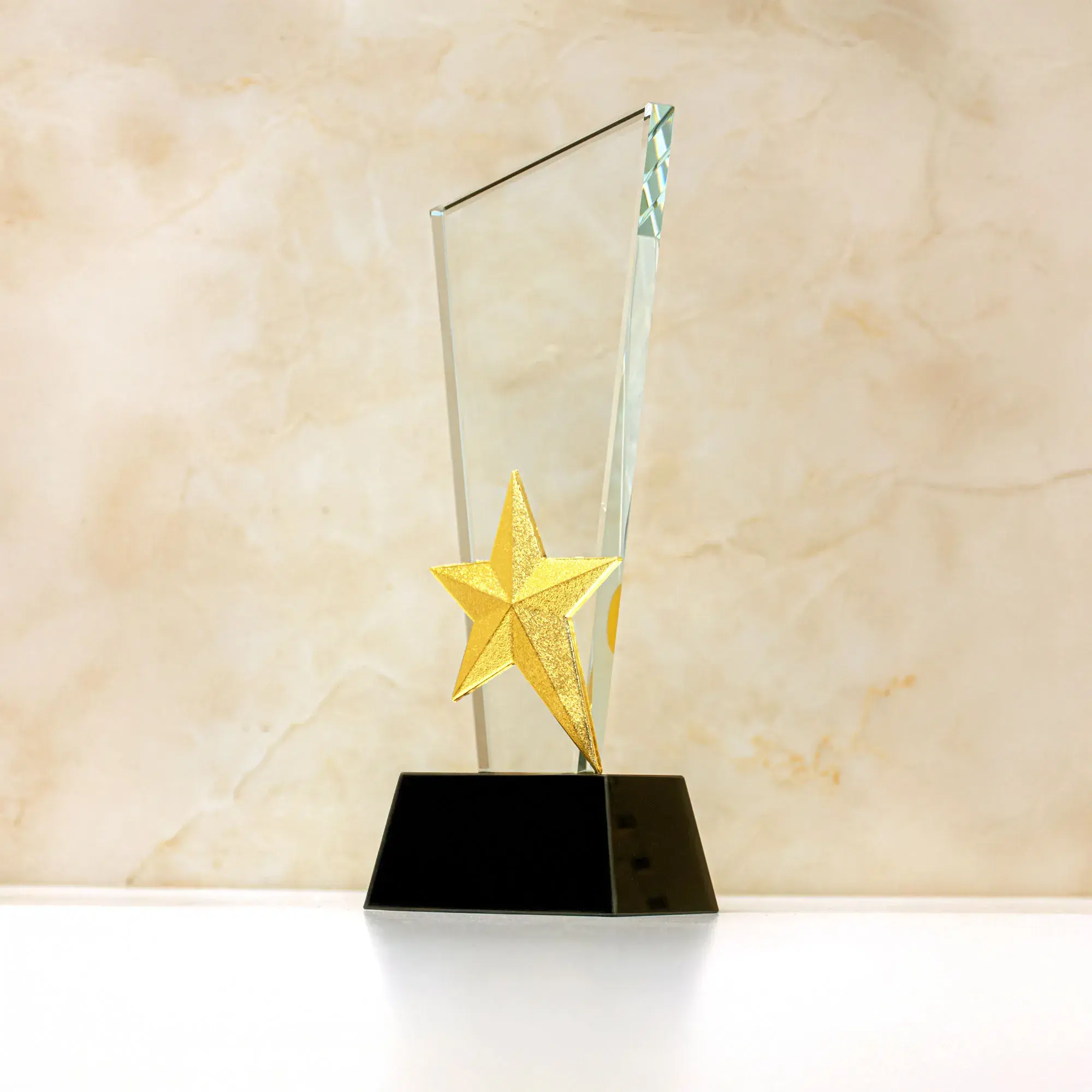 AYRUS | 11603 Crystal Trophy with Metal Star - Image 3