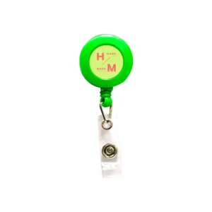 PRB-s | 11138GN Plastic round badge reel with small round surface