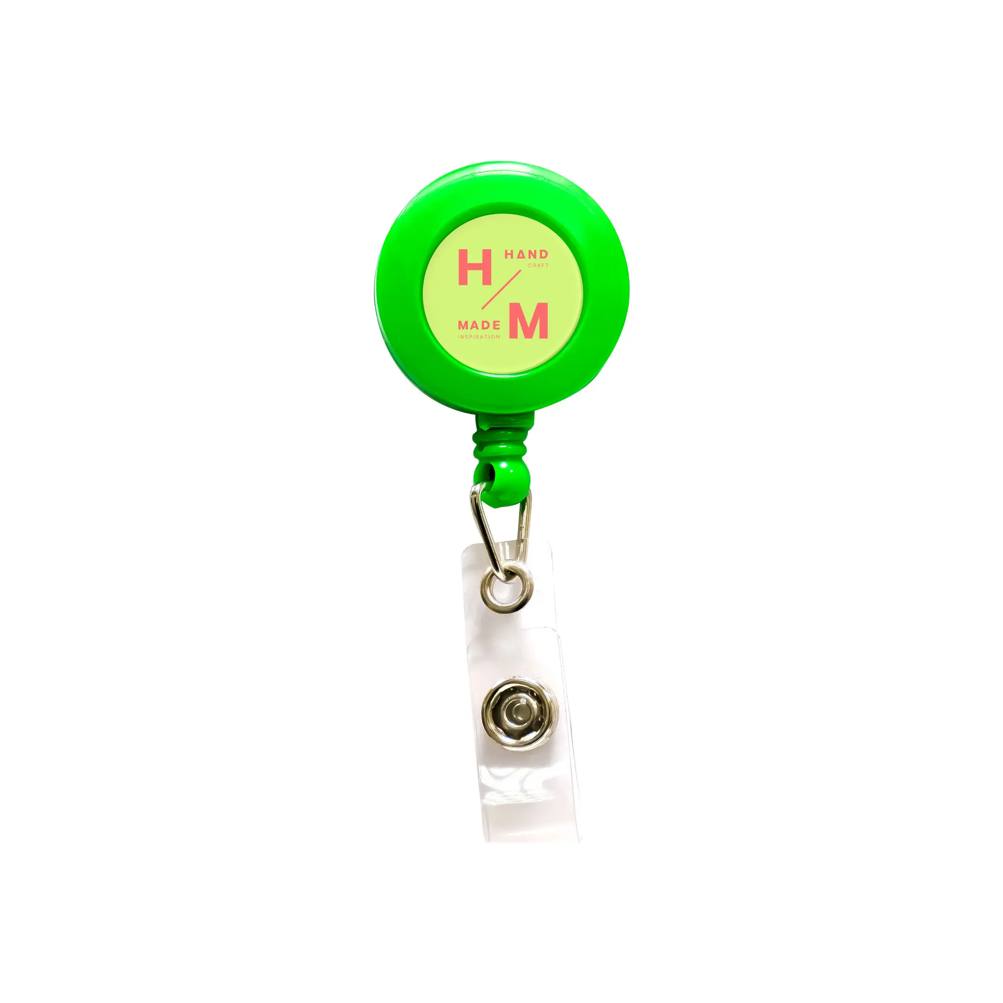 PRB-s | 11138GN Plastic round badge reel with small round surface