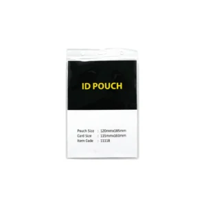 Lupra | 11118 Transparent PVC ID pouch Vertical