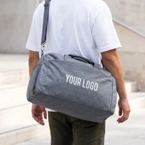 Wexat | 11477GR Duffle Bag with front and side pocket gray