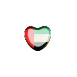 Heartz | 11181 Heart Shaped National Day Badge With Pin