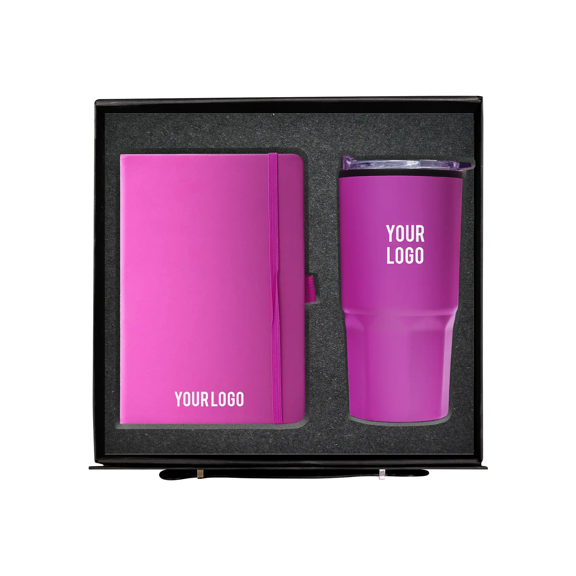 HueEdge Executive | GS-130PK HueEdge Executive Corporate Gift Set Pink - Image 3