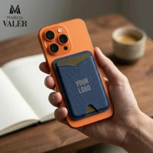 MAGFOLD | 11656BL Maison Valer Magnetic Foldable Wallet and Card Holder Blue