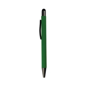 Boggz | 11312GN Metal pen with color stylus green