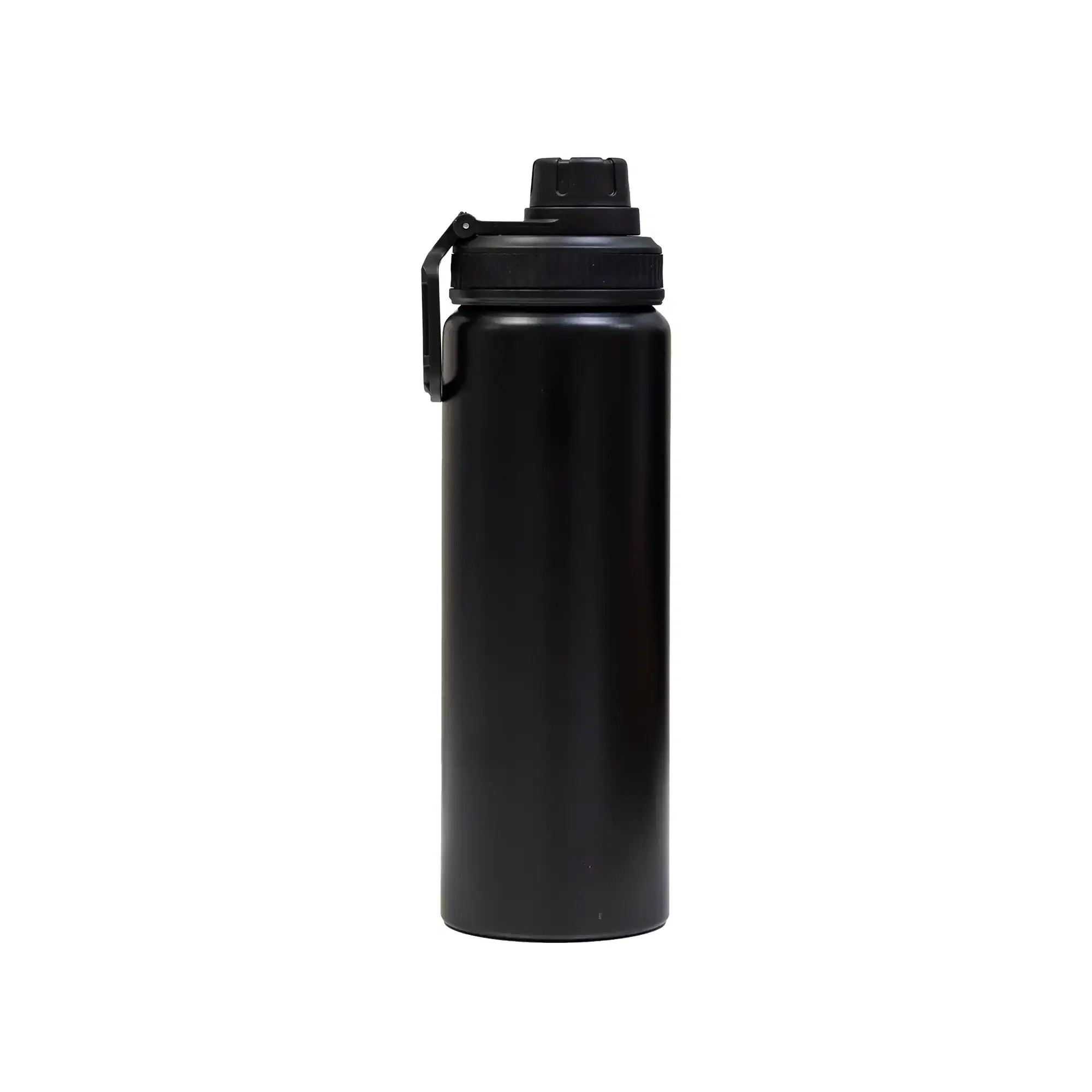 HydroLoop | 11652BK Aluminium Sports Bottle with Handle Black-800ml - Image 4