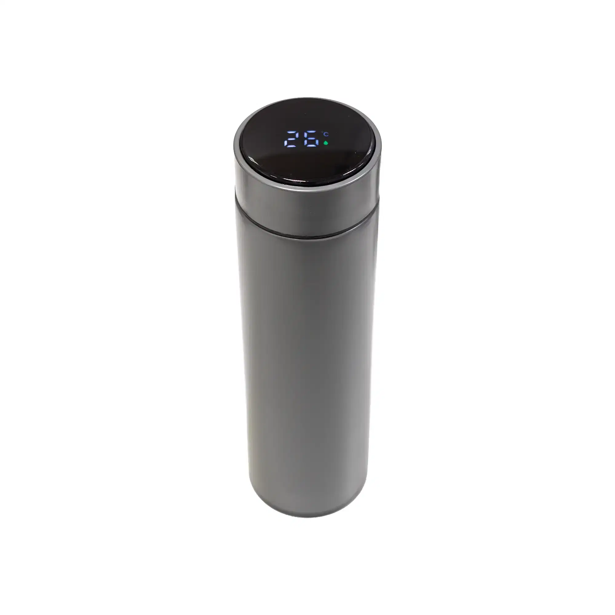 LumiTemp | 11537DGR Smart LED Temperature Display Bottle Gray - Image 4