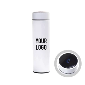 LumiTemp | 11537DWT Smart LED Temperature Display Bottle White