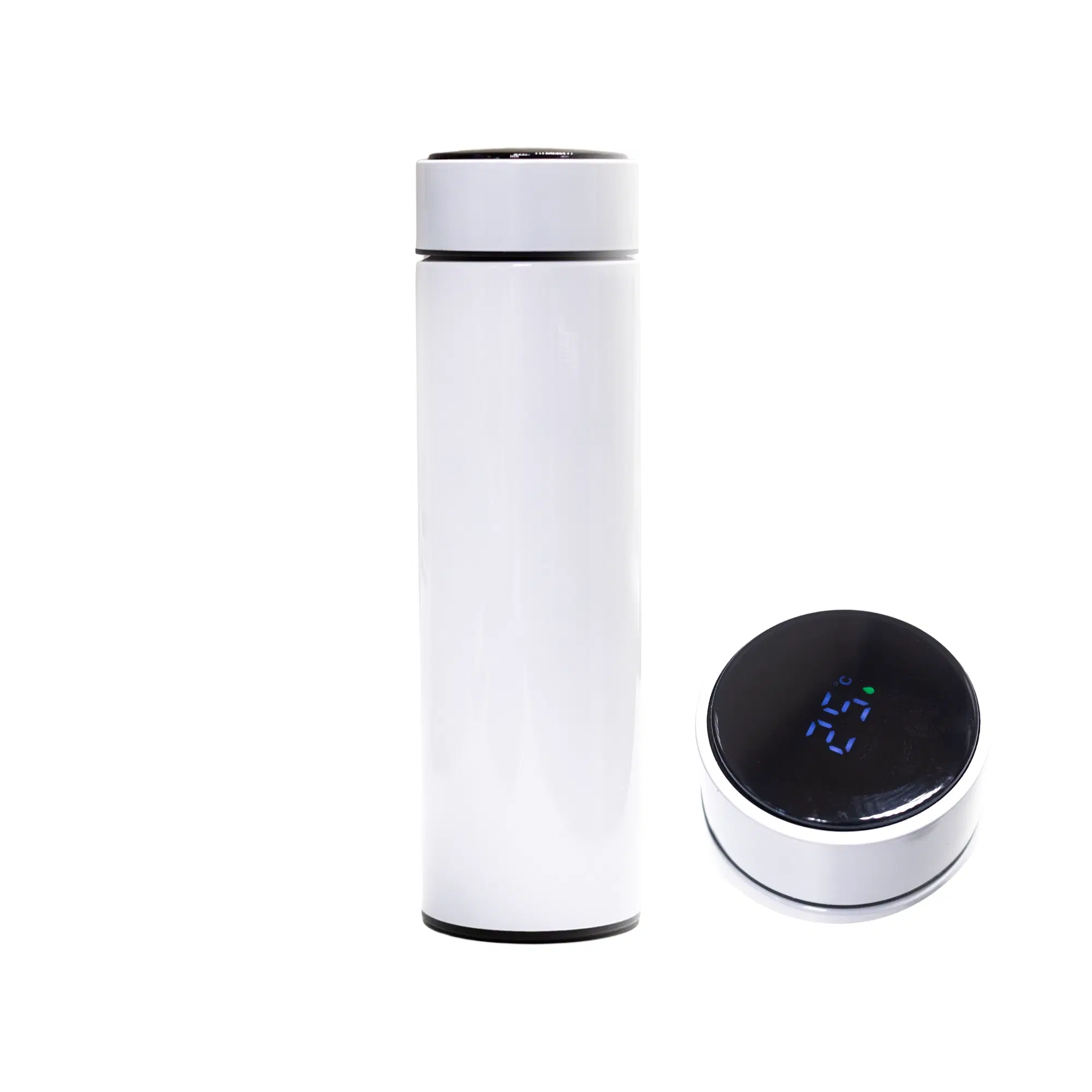 LumiTemp | 11537DWT Smart LED Temperature Display Bottle White - Image 2