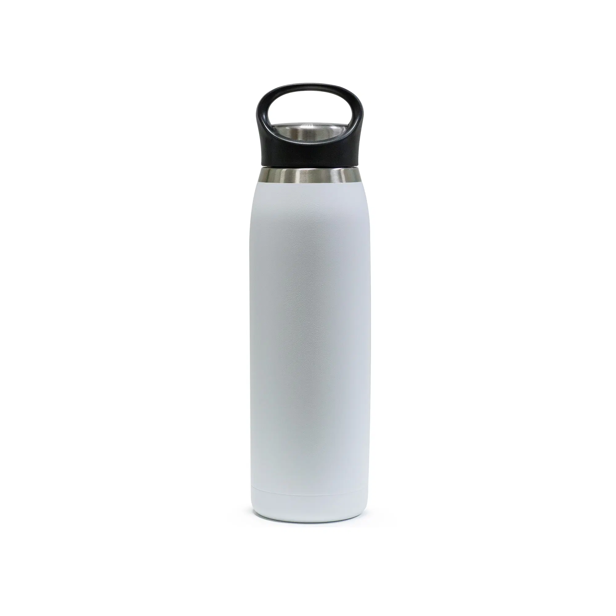 VORTIQ | 11609WT Double Wall Stainless Steel Bottle with Handle Lid White - Image 2