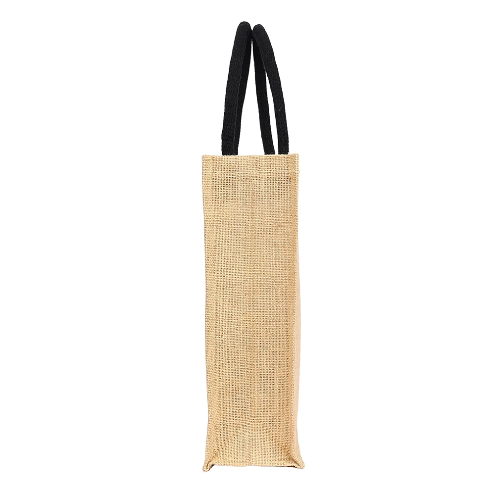 Jute canvas bag 225gsm BLACK - Image 6