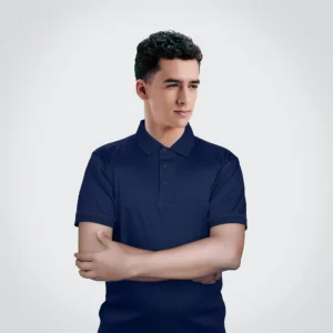 AGGERT Polo SUPIMA MERCERISED Cotton 240 GSM-Navy Blue