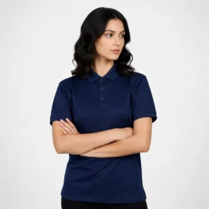 AGGERT Polo SUPIMA MERCERISED Cotton 220 GSM Navy Blue - Women
