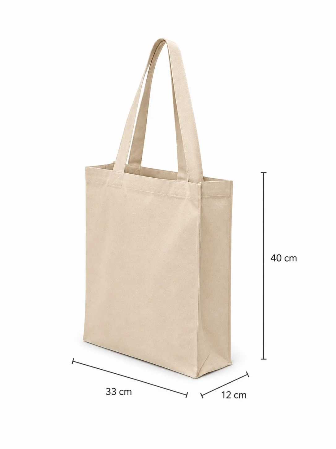 Cotton Bag 225 GSM NATURAL - Image 2